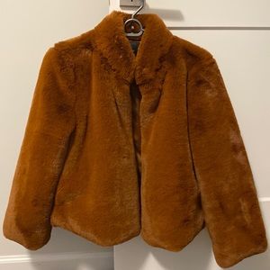 Faux fur jacket